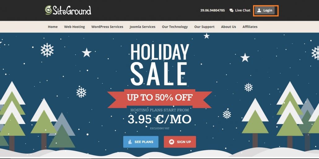 Installare WordPress SiteGround