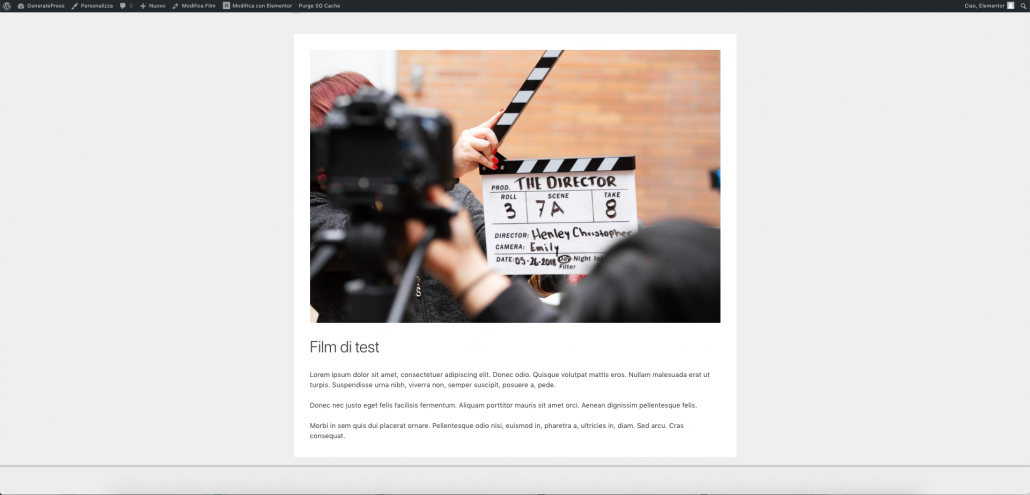 Layout CPT no Elementor