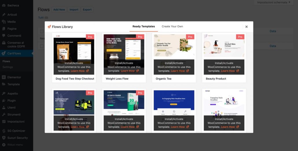 Cartflow Libreria Layout