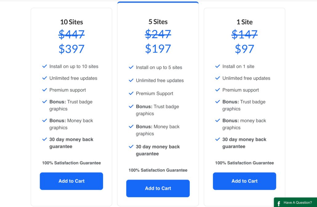 upsell plugin quanto costa