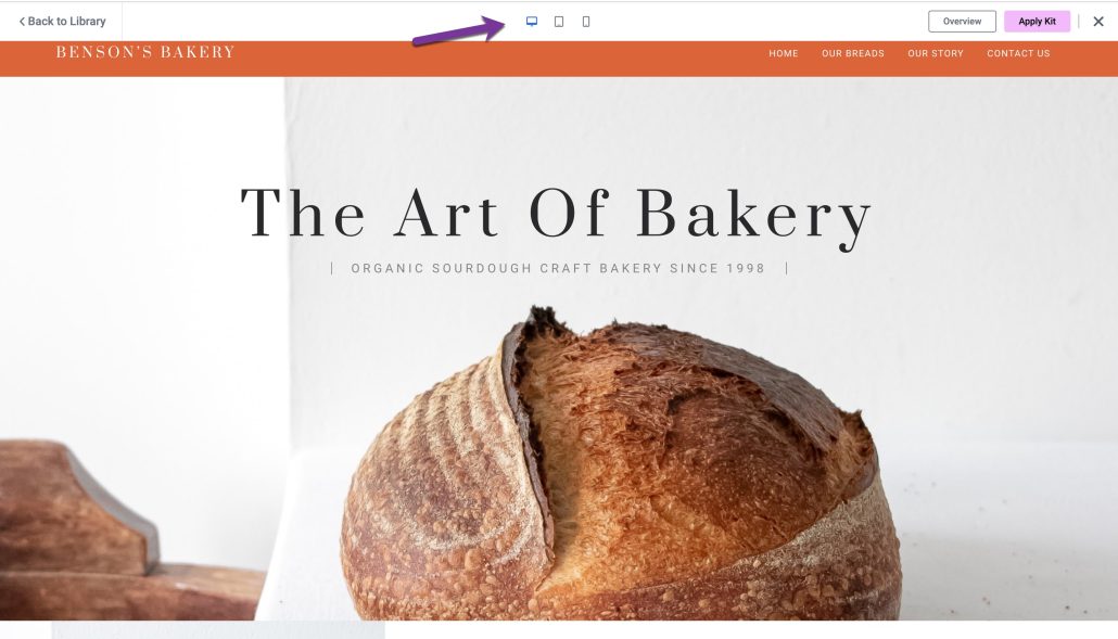 Elementor Kit library Demo